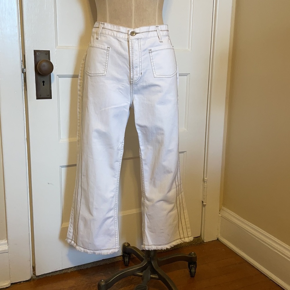 Faded Glory White Flare & Wide Leg Jeans